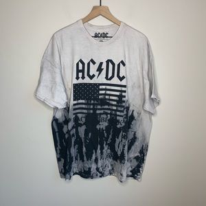AC/DC Tie Dye Graphic Tee
